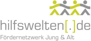 Logo: Hilfswelten e.V. - Fördernetzwerk Jung & Alt