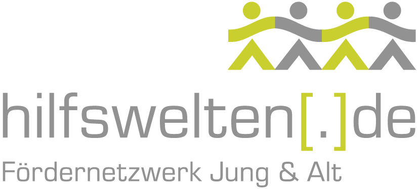 Logo: Hilfswelten e.V. - Fördernetzwerk Jung & Alt