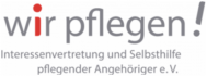 Logo: wir pflegen! Interessenvertretung und Selbsthilfe pflegender Angehöriger e.V.